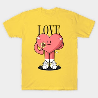 Valentine Love Character Cartoon T-Shirt